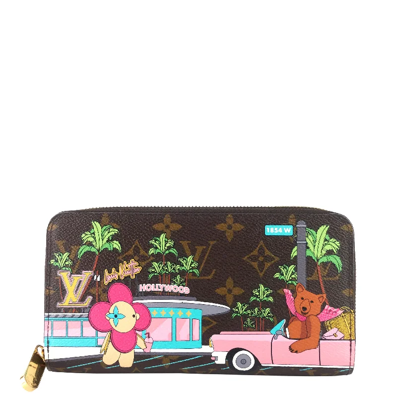 Zippy 2021 Hollywood Animations Monogram Canvas Wallet