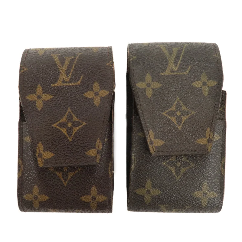 Louis Vuitton Monogram Set of 2 Etui Cigarette M63024