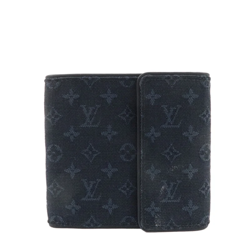 Louis Vuitton Monogram Mini Lin Porte Billet Carte Credit Monnaie