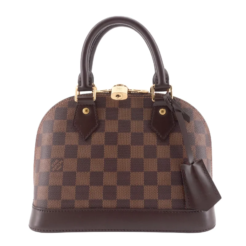 Alma BB Damier Ebene Canvas Handbag