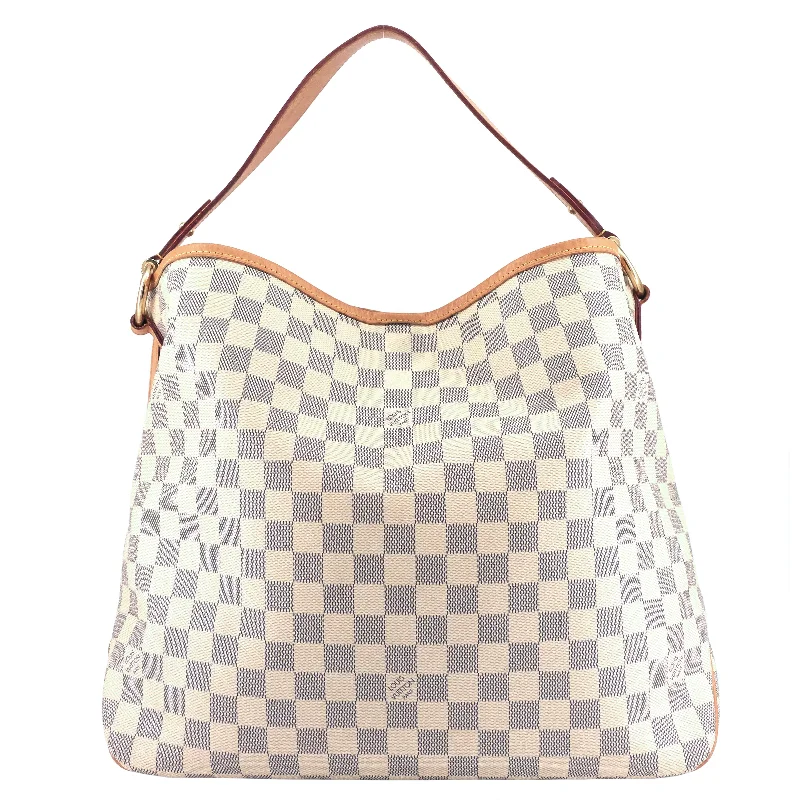 Delightful MM Damier Azur Canvas Bag