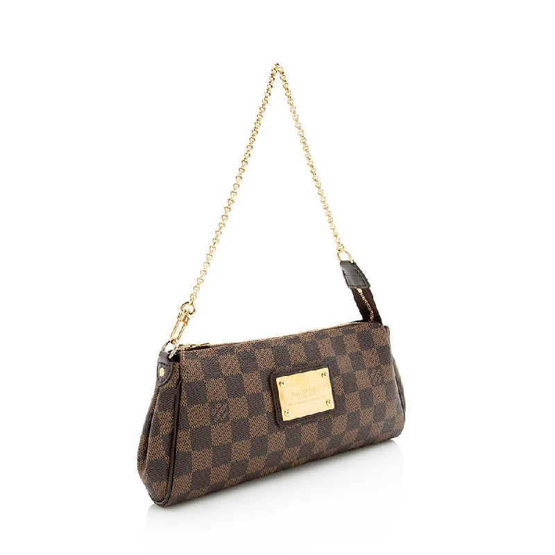 Louis Vuitton Damier Ebene Eva Clutch (19364)