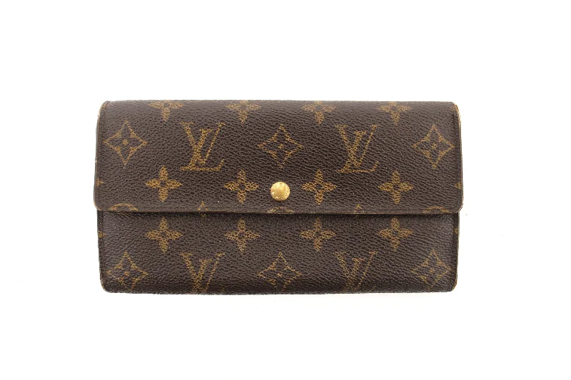 Authentic Louis Vuitton Classic Monogram Sarah Wallet