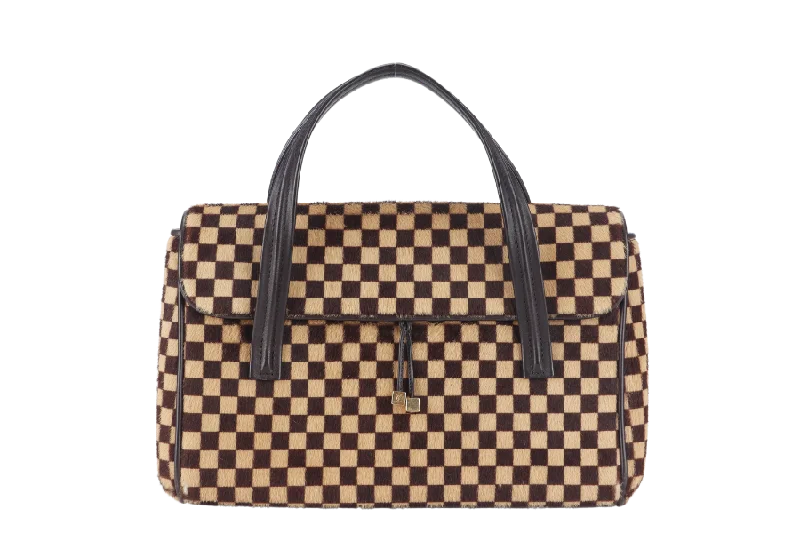 LOUIS VUITTON DAMIER SAUVAGE LIONNE SATCHEL (M92131) NO DUST COVER