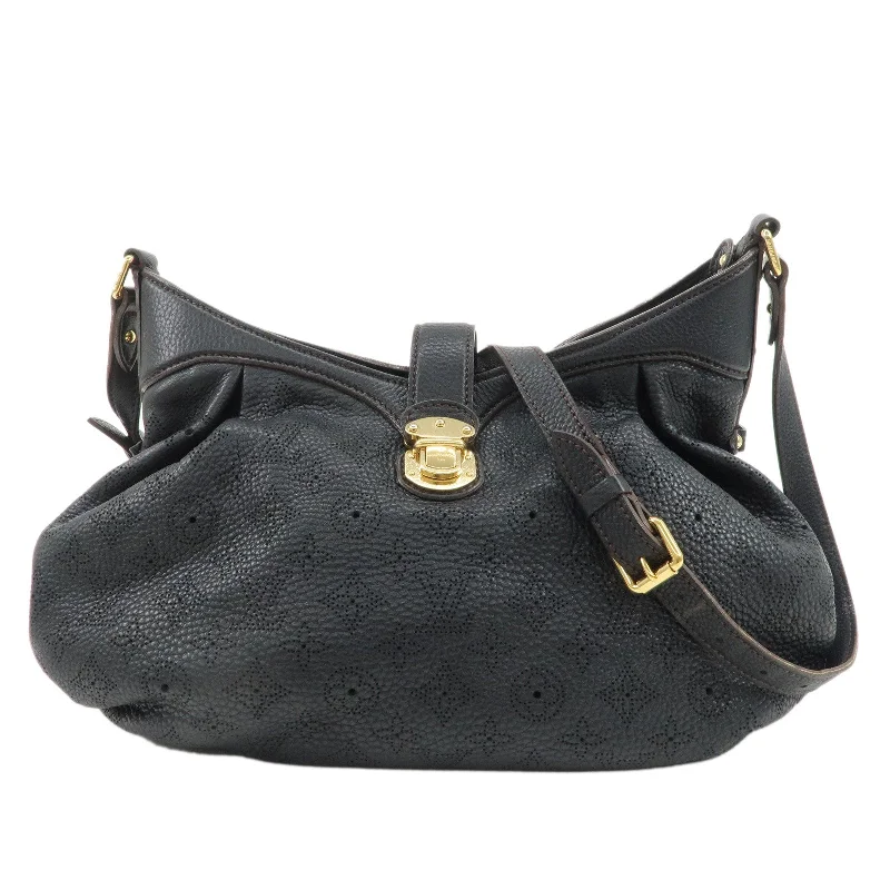 Louis Vuitton Monogram Mahina XS Shoulder Bag Black M95660