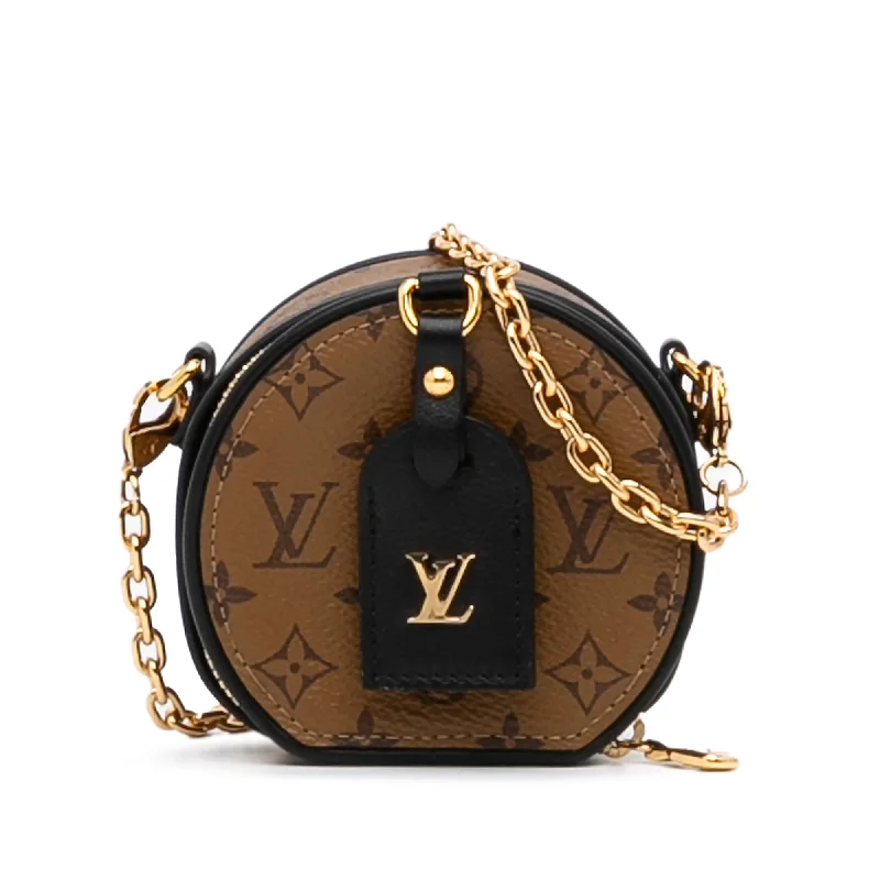 Louis Vuitton Boite Chapeau Mini Monogram Reverse Canvas