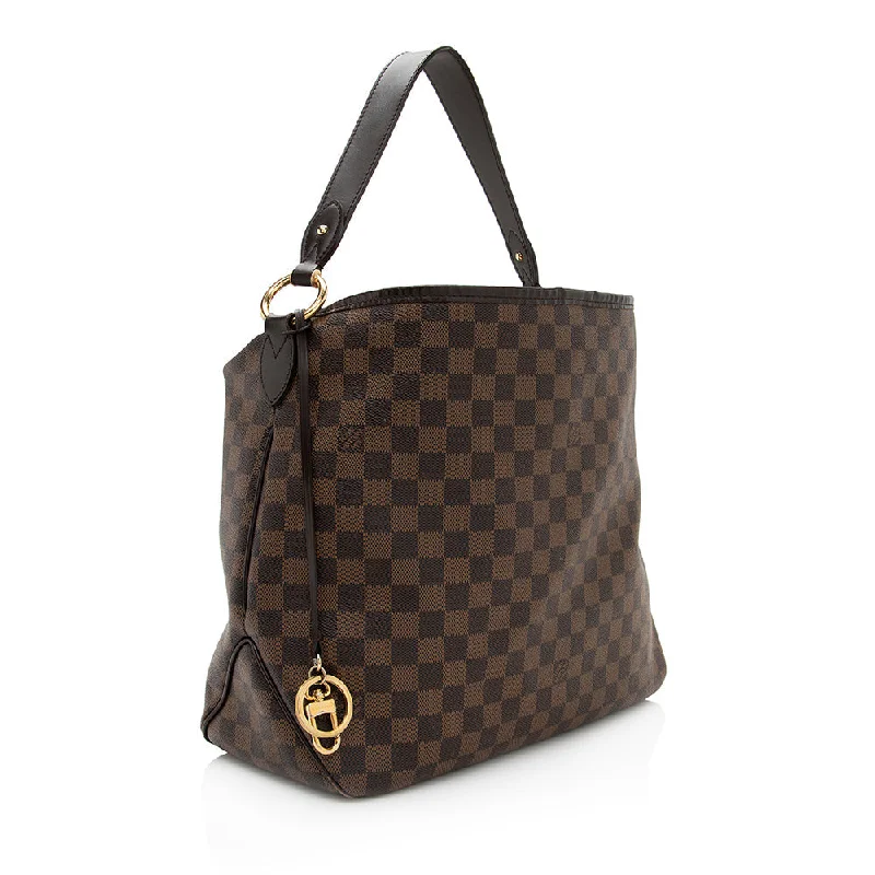 Louis Vuitton Damier Ebene Delightful PM Shoulder Bag (20483)