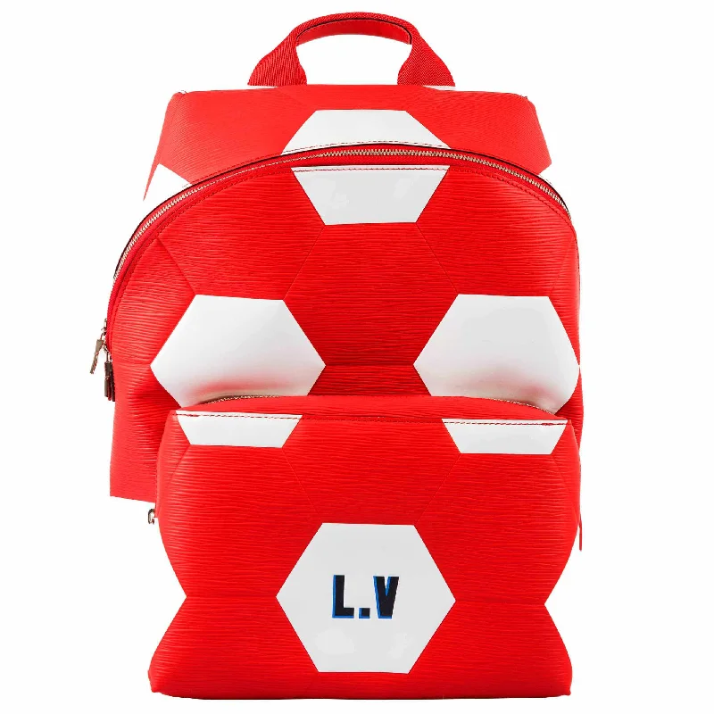 Louis Vuitton World Cup Apollo Backpack World Cup Capsule Collection Epi Red