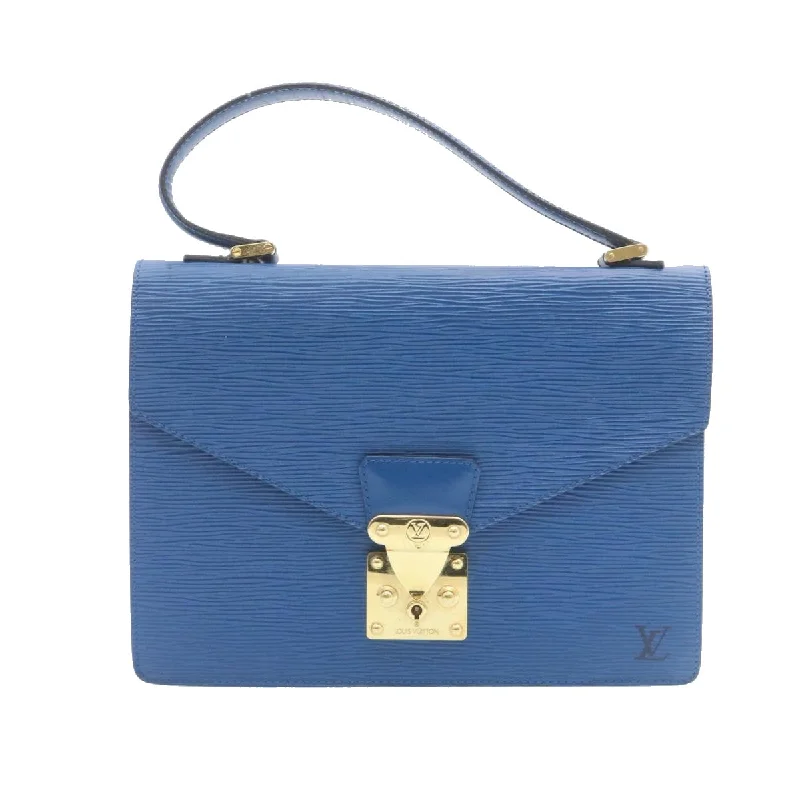 Louis Vuitton Blue Leather Concorde handbag bag