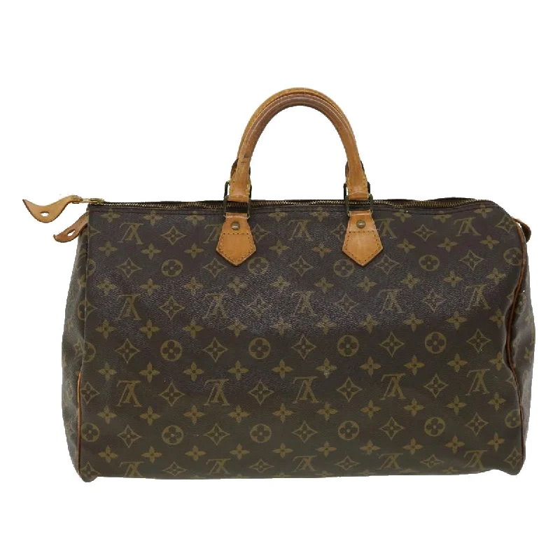 Louis Vuitton Brown Canvas Speedy 40 handbag bag