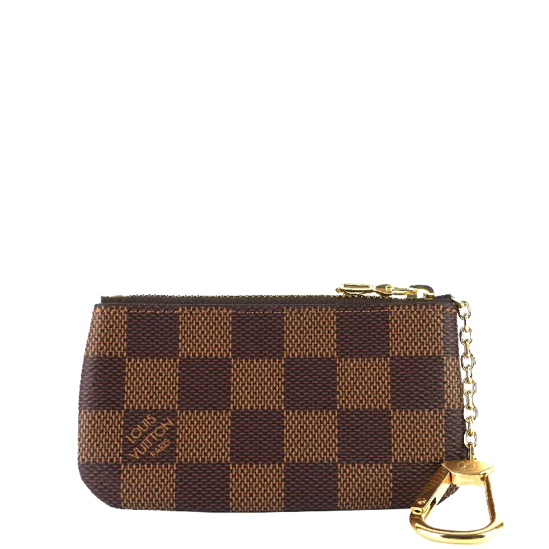 Damier Ebene Canvas Key Pouch