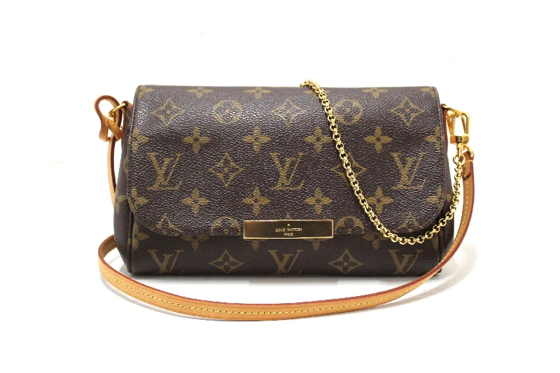 Authentic Louis Vuitton Monogram Canvas Favorite PM Messenger Bag