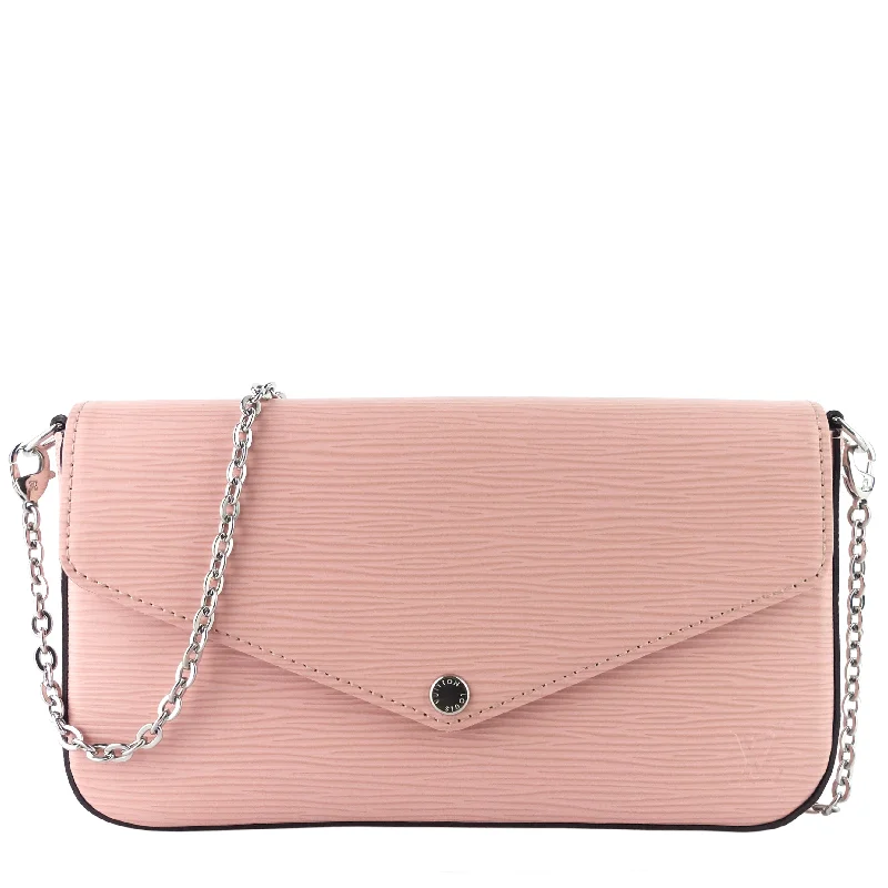 Felicie Epi Leather Pochette Bag