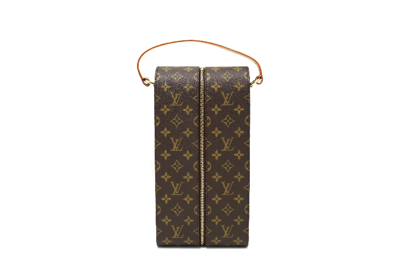 Authentic NEW Louis Vuitton Monogram Wine Carrier Bottle Case Golf Cup GOLF CUP 2001 HAWAII