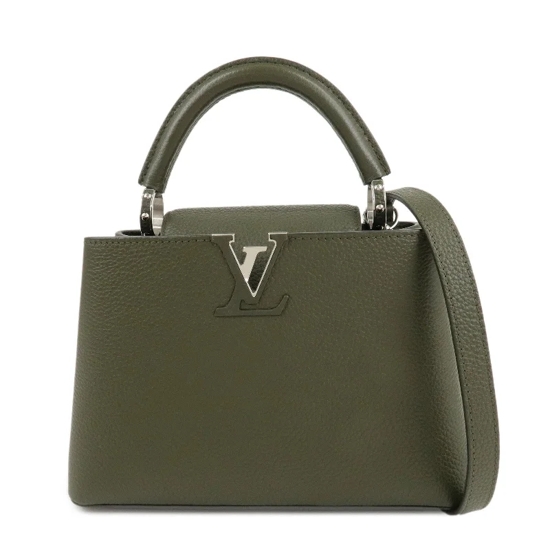 Louis Vuitton Capucine BB Hand Bag Khaki M57227