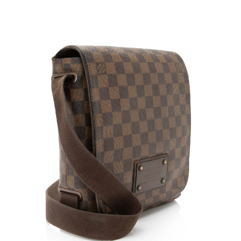 Louis Vuitton Damier Ebene Brooklyn PM Messenger (TV37Dw)