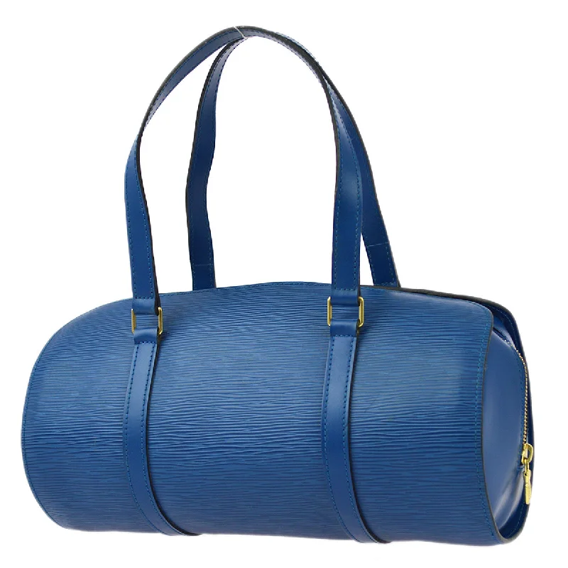 Louis Vuitton Blue Epi Soufflot Handbag M52225