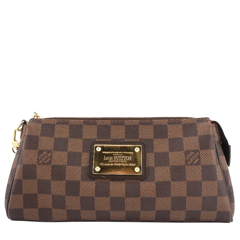 Eva Damier Ebene Canvas Crossbody Bag