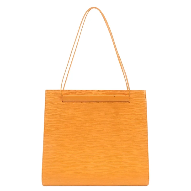 Louis Vuitton Epi SaintTropez Hand Bag Mandarin Orange M5246H