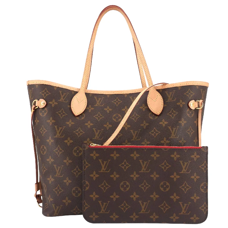 Neverfull MM Monogram Canvas Tote Bag with Pochette