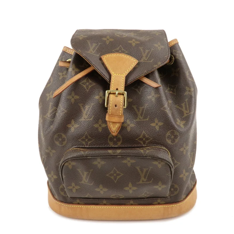 Louis Vuitton Monogram Montsouris MM Back Pack Bag M51136