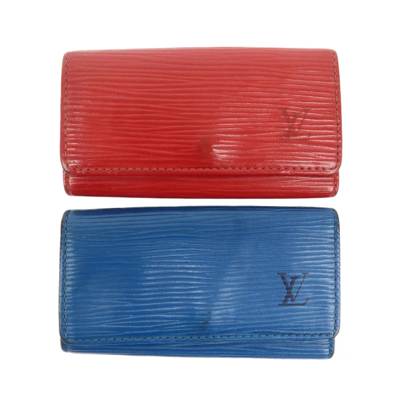 Louis Vuitton Set of 2 Epi Multicle4 Key Case M63825 M6382E