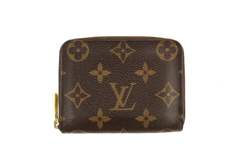 Authentic Louis Vuitton Classic Monogram Zippy Coin Purse