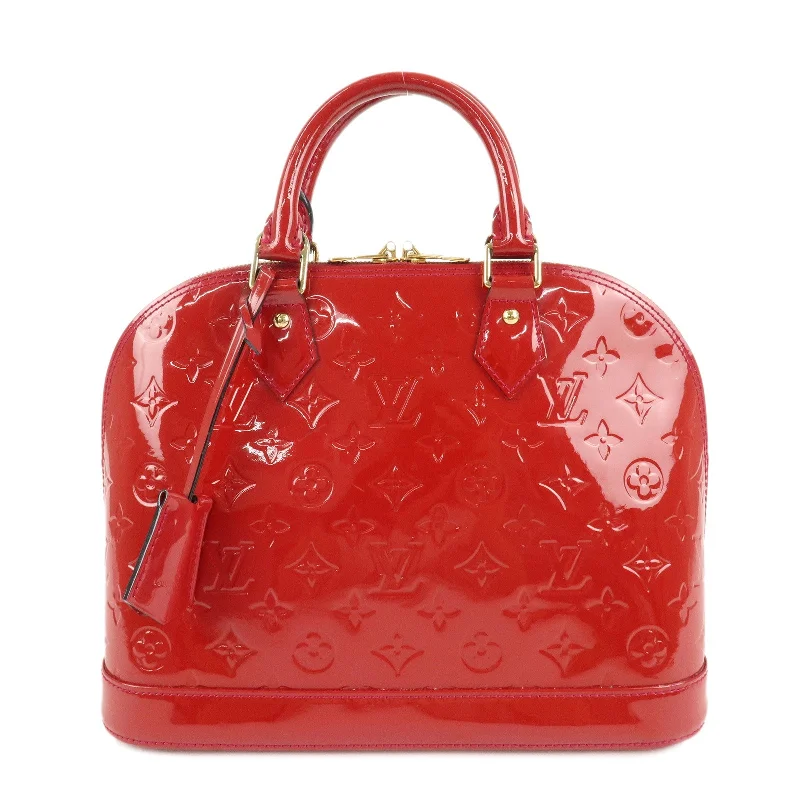 Louis Vuitton Monogram Vernis Alma PM Rose Indien Hand Bag M91770