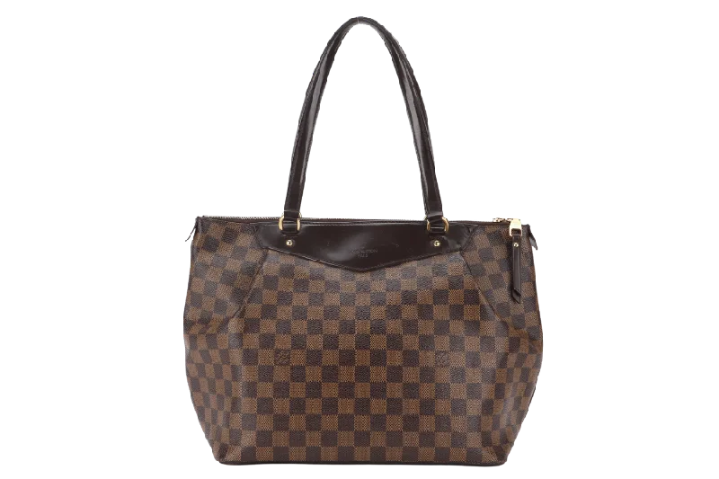 LOUIS VUITTON N41103 WESTMINSTER GM DAMIER EBENE COATED CANVAS GOLD HARDWARE WITH DUST COVER