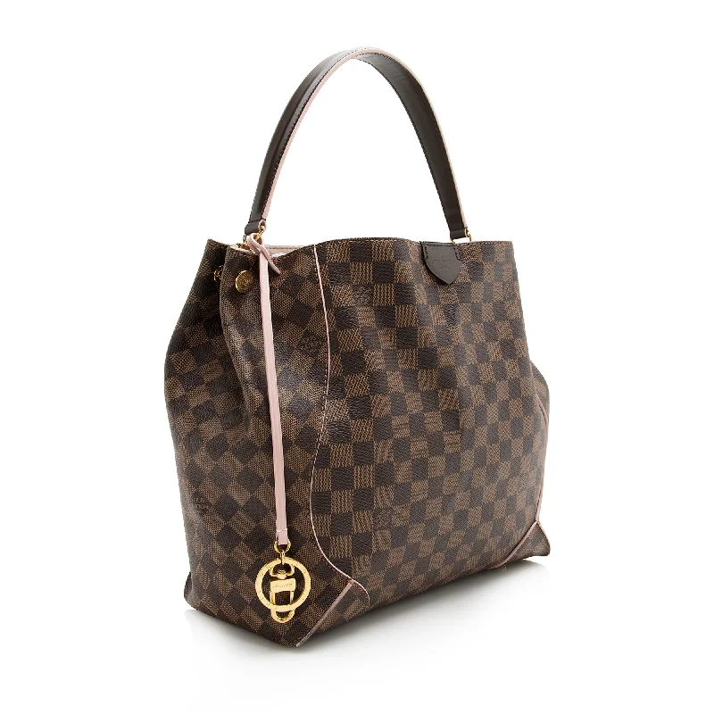 Louis Vuitton Damier Ebene Caissa Hobo (22486)