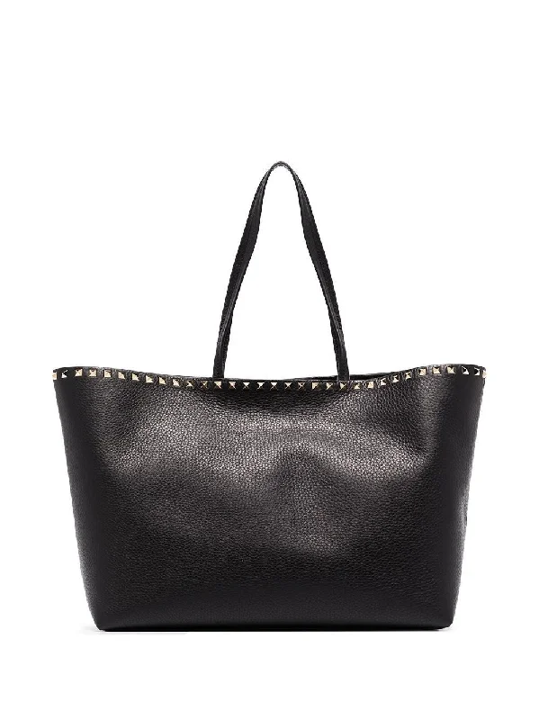 Women's Studs Tote Bag in Nero | 5W2B0B70VSF0NO0NO