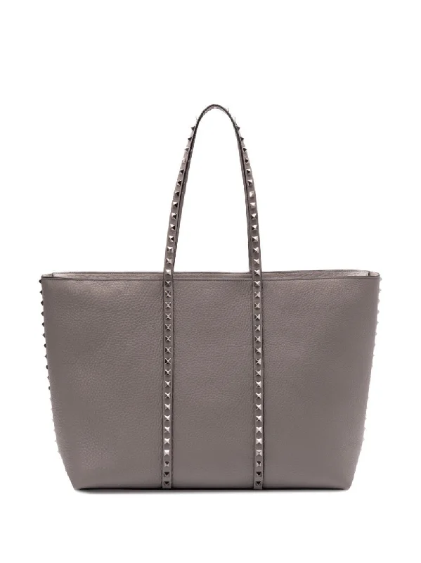 Women's Rockstud Tote Bag in Dovegrey | 5W0B0Q67KPJ