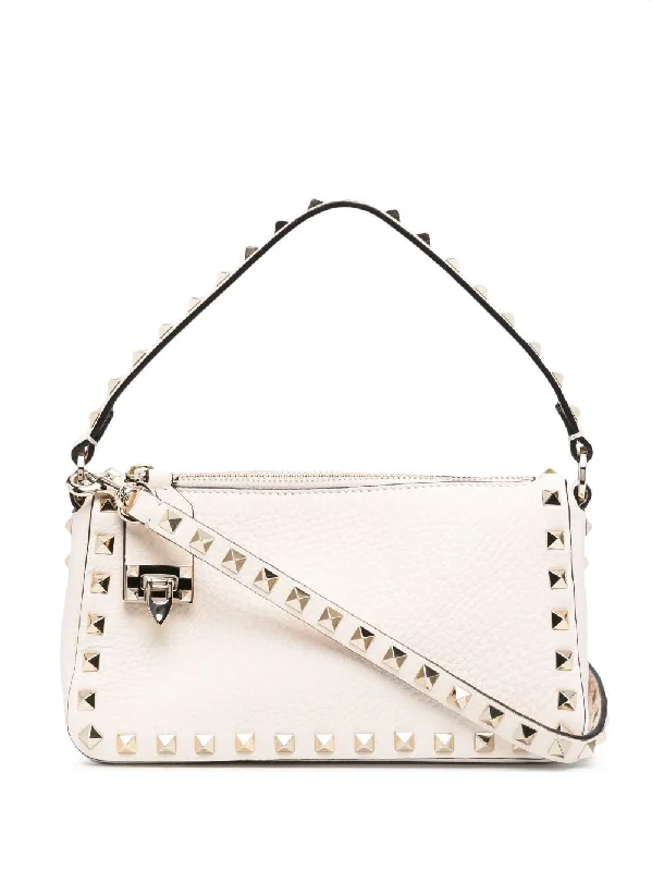 Women's Small Rockstud Crossbody Bag in Lgtivory | 5W2B0J47VSF