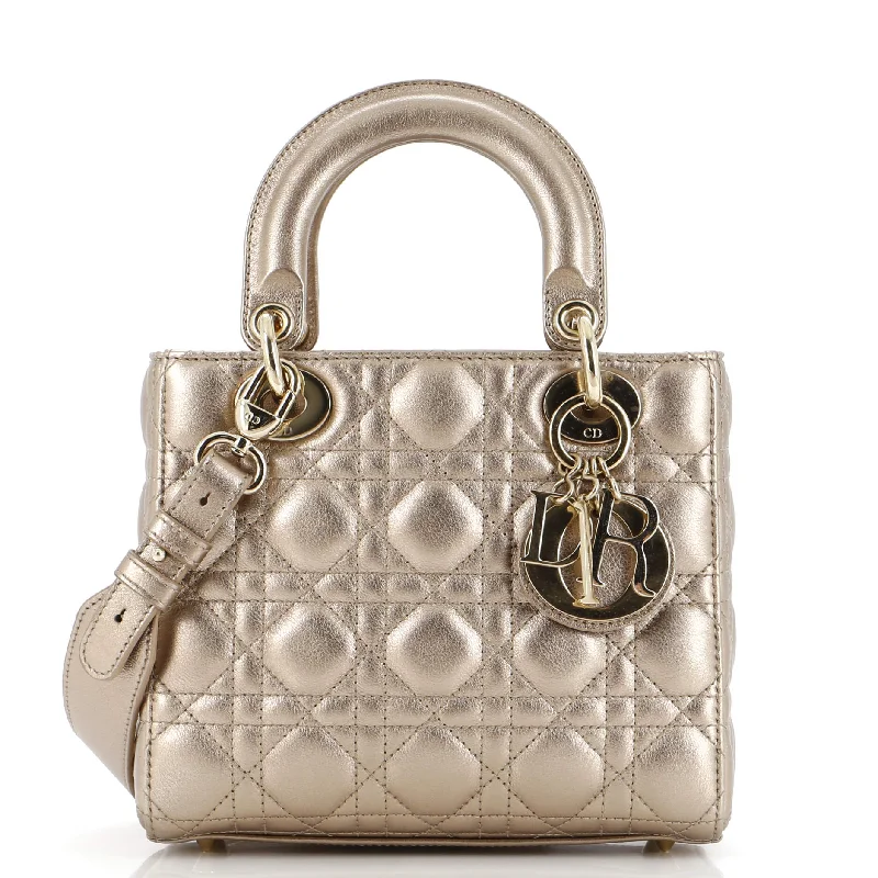 My ABCDior Lady Dior Bag Metallic Cannage Quilt Leather