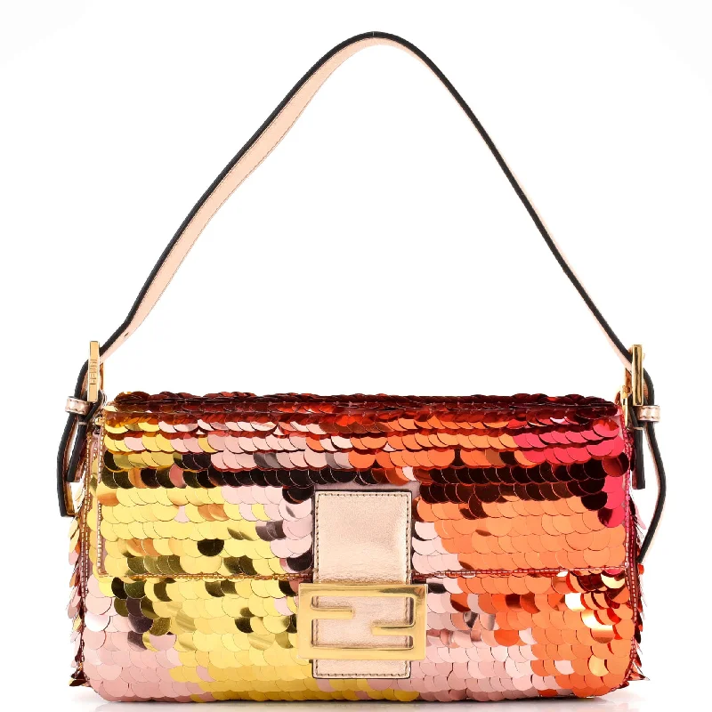 Baguette 1997 Bag Sequin Embellished Satin Medium