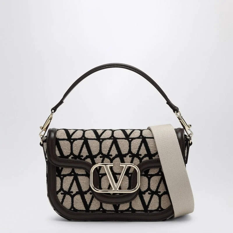 Locò Bag In Toile Iconographe Beige/black