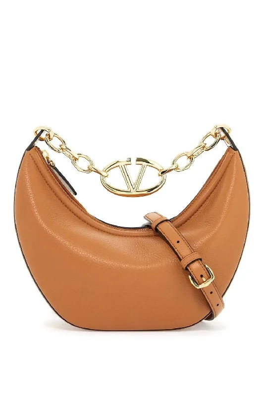 Women's Vlogo Moon Bag Small Hobo in Almondbeig | 5W2B0Q42JDK