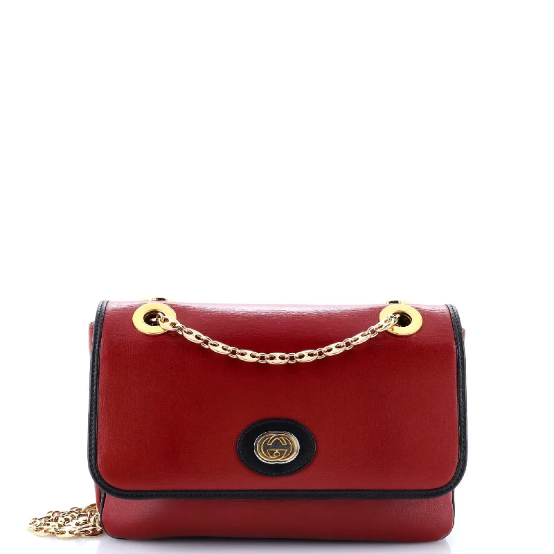 Marina Chain Flap Bag Leather Small