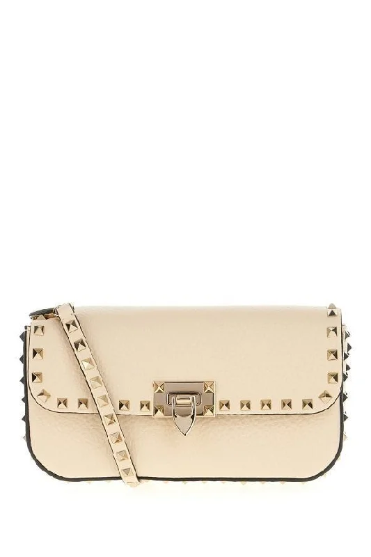 Women's Rockstud Shoulder Bag in Lgtivory | 5W0B0Q70VSF