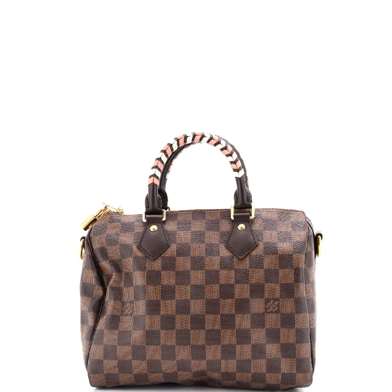 Speedy Bandouliere Bag Damier with Braided Detail 25