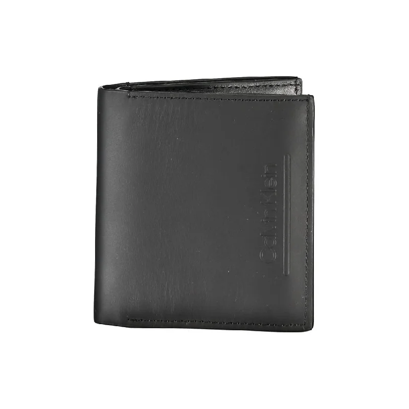 Calvin Klein Sleek Dual Compartment Leather Wallet