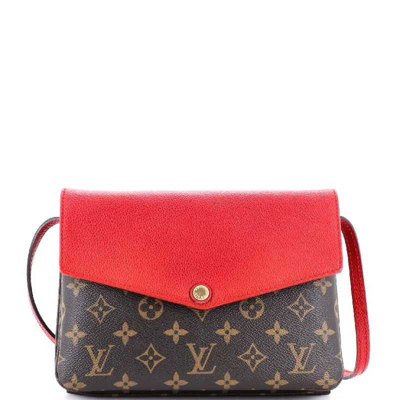 Twice Handbag Monogram Canvas and Leather