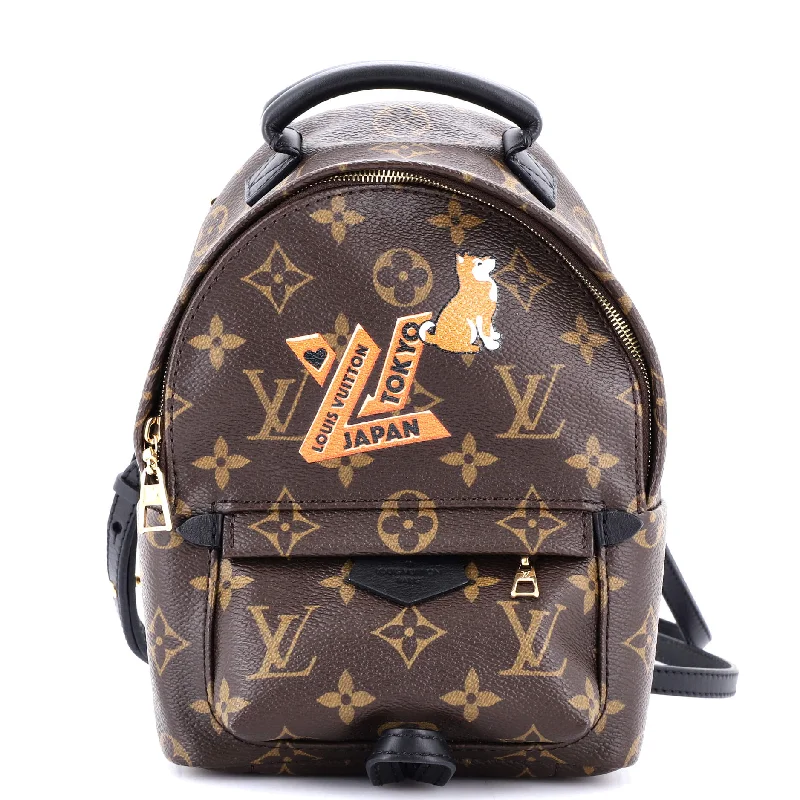 Palm Springs Backpack Limited Edition World Tour Monogram Canvas Mini