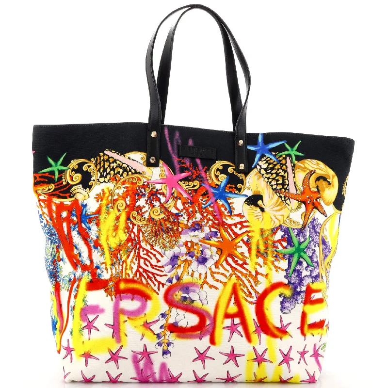 Shopping Tote Printed Canvas Large