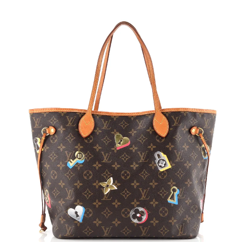 Neverfull NM Tote Limited Edition Love Lock Monogram Canvas MM