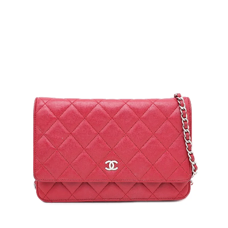 Chanel Red CC Flap WOC